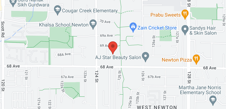 map of 12487 68A AVENUE